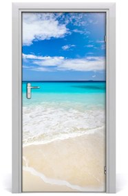 Naklejka fototapeta na drzwi Tropikalna plaża