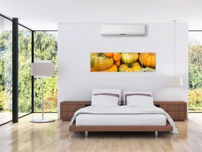 Obraz - Jesienna dynia (170x50 cm)