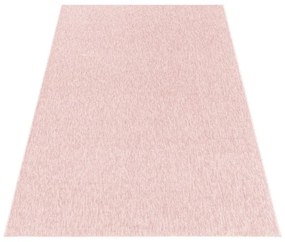 Dywan jednobarwny na filcu Nizza różowy 60 cm x 100 cm