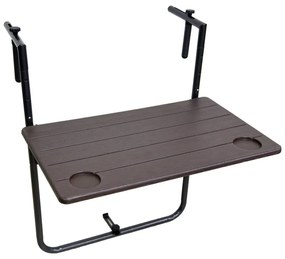 Wiszący stolik balkonowy 60x60 cm Tabora – Garden Pleasure