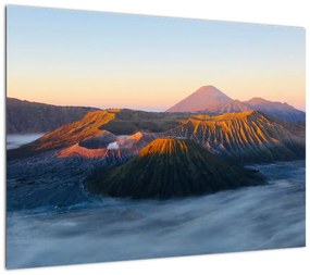 Obraz na szkle góry Bromo w Indonezji (70x50 cm)
