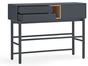 Ciemnoszara konsola 35x120 cm Corvo – Teulat