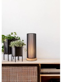 Lampa stołowa z tekstylnym kloszem (wysokość 33 cm) Kioto – Candellux Lighting