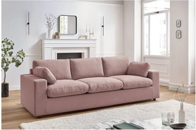 Różowa sofa 250 cm Belair – Bobochic Paris