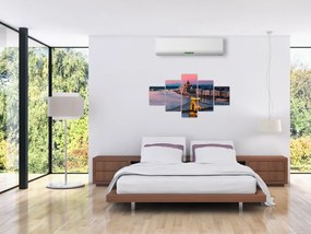 Obraz - Panorama miasta, Budapeszt, Węgry (125x70 cm)