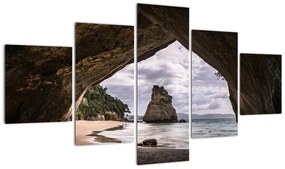 Obraz z jaskini, Nowa Zelandia (125x70 cm)