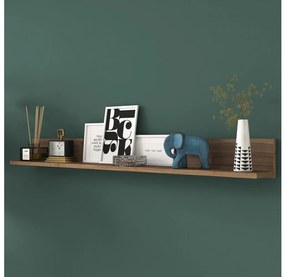 Półka ścienna RANI 135,8x15 cm, kolor brązowy