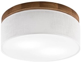 Brilagi - LED Plafon BELLADONNA 2xE27/15W/230V śr. 40 cm biały/dąb wiśnia
