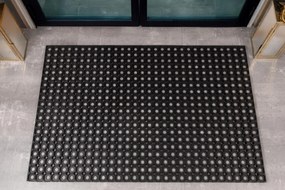 Wycieraczka 80x120cm Gumowa Plaster Miodu Wytrzymała Antypoślizgowa Ażurowa