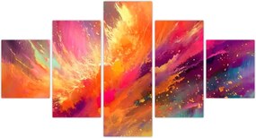 Obraz - Dynamiczna abstrakcja (125x70 cm)