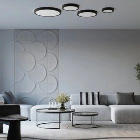 Plafon ONYX 50 czarny LED 3000K SOLLUX  LIGHTING