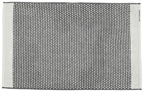 Czarno-biały tekstylny dywanik łazienkowy 50x80 cm Grid – Mette Ditmer Denmark