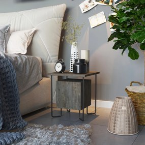Stolik nocny Acres Nightstand Dark Coffee