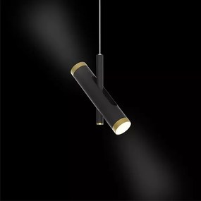 Loftowa lampa wisząca z trzema kloszami Lunette No.4