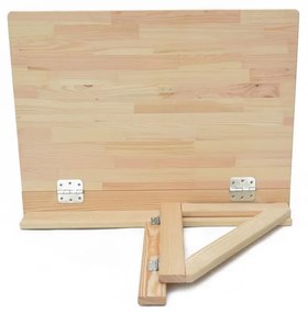 Wiszący ogrodowy stolik z drewna sosnowego 79x59 cm – Rojaplast