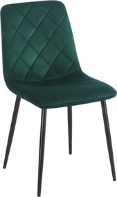 Aksamitne krzesło do jadalni K6-FX, tkanina velvet