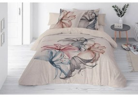 Pościel z mieszanki bawełny i lnu Lilie, 220 x 200 cm, 2x 70 x 80 cm