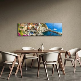 Obraz - Włoska wioska Manarola (170x50 cm)
