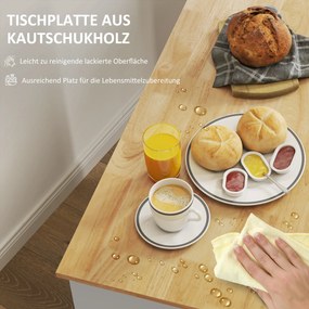 HOMCOM Wózek kuchenny, przenośna wyspa kuchenna, trolley kuchenny z przegrodami, szafką i blatem roboczym, Biały