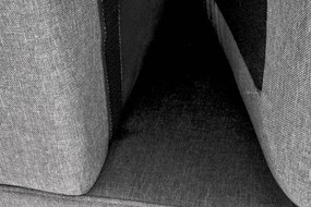 Sofa GERSON szara z podnóżkiem HALMAR