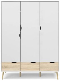 Biała szafa Tvilum Oslo, 147 x 200 cm