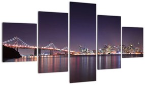 Obraz przedstawiający San Francisco, Kalifornia (125x70 cm)