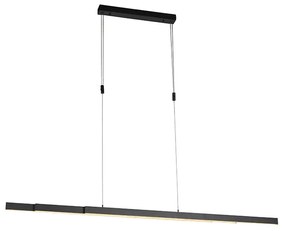 Lampa wisząca antracytowa w komplecie z LED i ściemniaczem regulowanym - JulietDesignerski Oswietlenie wewnetrzne
