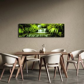 Obraz - Indonezyjskie wodospady (170x50 cm)