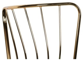 Zestaw krzeseł do jadalni Yildiz Light Brown andGold, 4 szt., 4 szt.