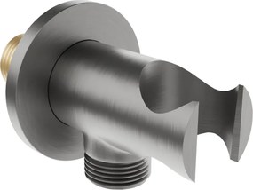 Mexen Kai przyłącze kątowe, gun gray szczotkowany - 79301-66