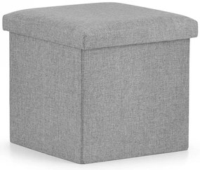 Szara kwadratowa pufa otwierana R9-C28