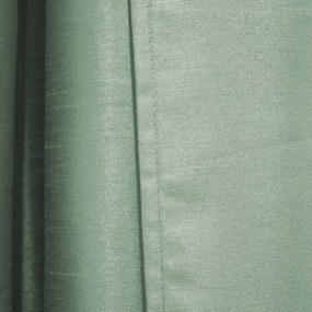 Zielona satynowa zasłona 140x240 cm Shana – douceur d'intérieur