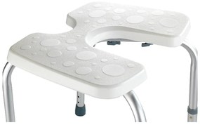 Taboret pod prysznic Wenko Hygienic Stool White, 53x46 cm