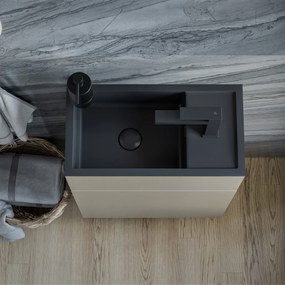 Szafka podumywalkowa KONDA 50 cm Z umywalką - Zawias drzwi lewy