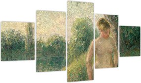 Obraz - Camille Pissarro, The Bather, reprodukcje (125x70 cm)