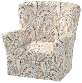 Pokrowiec na fotel Tomelilla wysoki z zakładkami