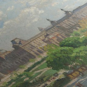Obraz - Camille Pissarro, Place du Carrousel, Paris, reprodukcje (170x50 cm)
