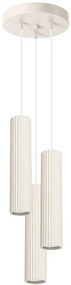 Nowoczesna beżowa lampa wisząca - D299-Melson