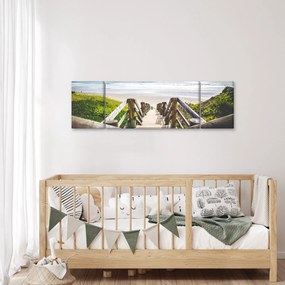 Obraz - Wejście na plażę (170x50 cm)