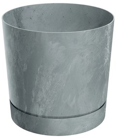 Donica ogrodowa Tubo P Beton Effect 17,8 cm beton PROSPERPLAST