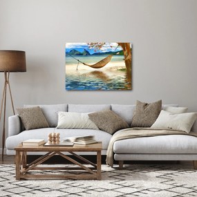 Obraz - Relaks na plaży (70x50 cm)