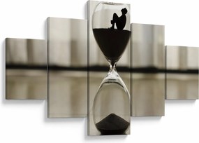Obraz klepsydry (125x70 cm)