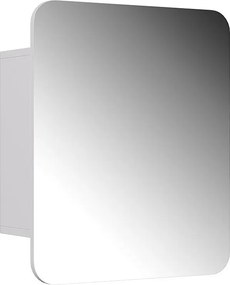 Szafka z lustrem w łazience biały 60x17.4x50 zino