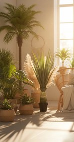 Agawa Sztuczna Roślina w Doniczce Aloes 120 cm Nowoczesna Dekoracja Do Domu i Biura o Realistycznych Zielonych Liściach