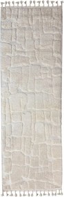 Kremowy chodnik 80x300 cm Esra Cobbled – Flair Rugs