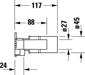 Duravit korpus podtynkowy