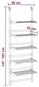 Pięciopoziomowa suszarka łazienkowa K1-W93