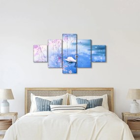 Obraz - Magiczne jezioro (125x70 cm)