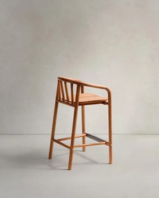 Drewniany hoker ogrodowy w naturalnym kolorze Turqueta – Kave Home