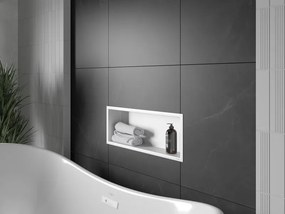 Mexen X-Wall-R półka wnękowa z kołnierzem 60 x 20 cm, biała - 1920602010